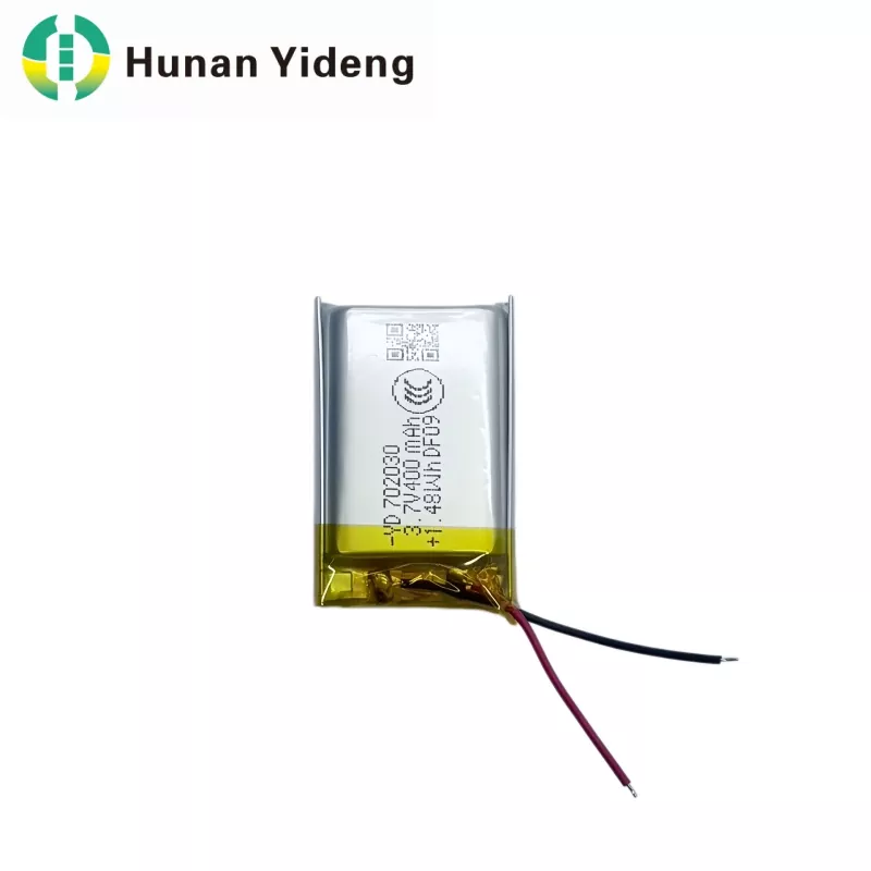 वैद्यकीय उपकरण आणि दिवे आणि कंदील यासाठी 400mAh ली-आयन प्रिझमॅटिक बॅटरी